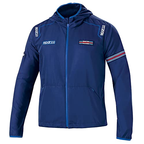 Sparco Martini Giacca, Blu, L Unisex-Adulto