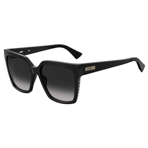 Moschino Occhiali Da Sole Mos079/S Black/Dark Grey Shaded 57/17/145 Donna