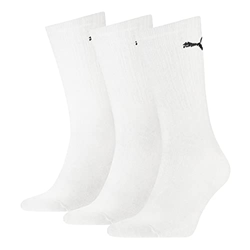 Puma Crew, Calzini Unisex - Adulto, Bianco, 39-42