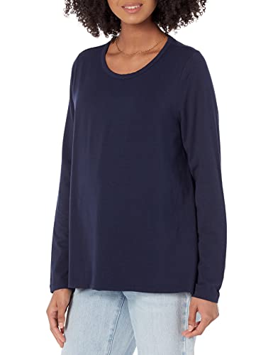 Amazon Essentials T-Shirt Per Allattamento Donna, Blu Marino, L