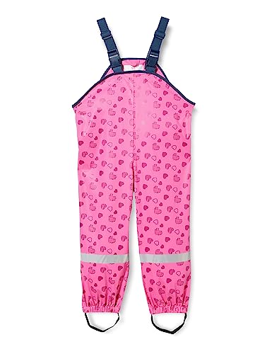 Playshoes Pantaloni Fango, Salopette Antipioggia, Sfoderati, Pantaloni Antipioggia Antivento E Impermeabili Unisex - Bambini E Ragazzi, Tesoro, 80
