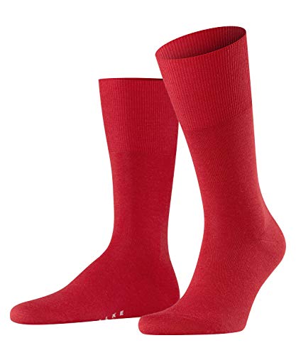 Falke Airport M So Lana Cotone Tinta Unita 1 Paio, Calzini Uomo, Rosso (Scarlet 8120), 47-48