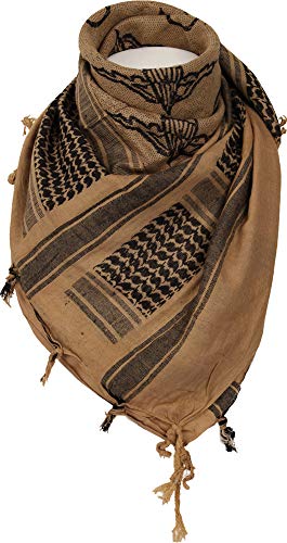 Mil-Tec Sciarpa Moda 12609305, Coyote/Nero, Taglia Unica Uomo