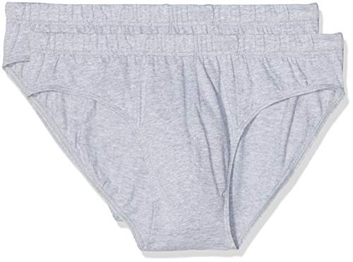 Lvb Slip 100% Cotton Bi-Pack Uomo X2, Grigio Melange, 6/Xl