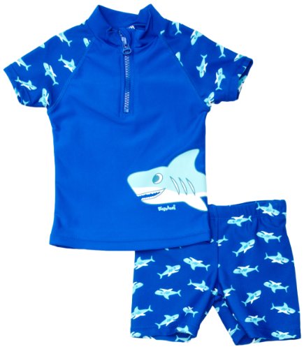 Playshoes Set Da Bagno Con Protezione Uv, Maglietta Da Bagno In Due Pezzi, Pantaloncini Da Bagno, Costumi Da Bagno Unisex - Bambini E Ragazzi, Hai, 86