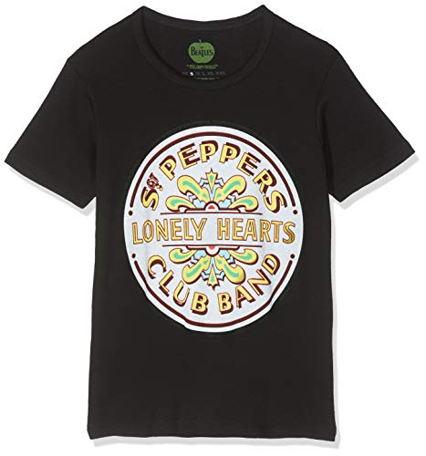 T-Shirt # S Black Femmina # Sgt Pepper