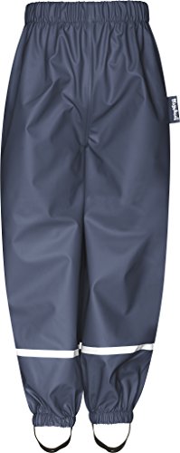 Playshoes Pantaloni Fango, Salopette Antipioggia, Sfoderati, Pantaloni Antipioggia Antivento E Impermeabili Unisex - Bambini E Ragazzi, Pantaloni Blu