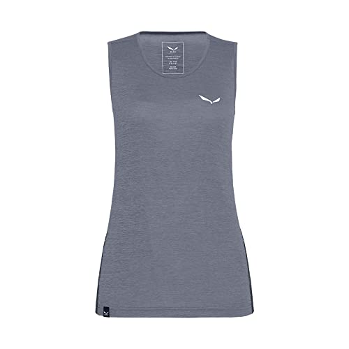 Salewa Puez Graphic Dry W Tank, Black Out Melange, 40 It/48 It Donna