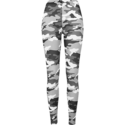Urban Classics Ladies Leggings, Multicolore (Snow Camo 787), Xl Donna
