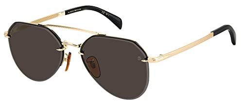 David Beckham Db 1090/G/S Sunglasses, Rhl/Ir Gold Black, 59 Unisex