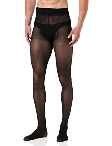 Glamory Support 40 Collant Di Sostegno Da Uomo, Nero, Xxl Große Größen Men'S