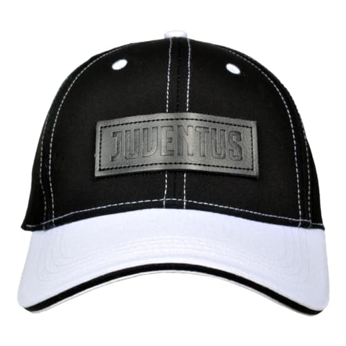 Juventus Cappello Baseball Adulto Bicolore Con Logo In Pelle, Prodotto Ufficiale 133193 Juve