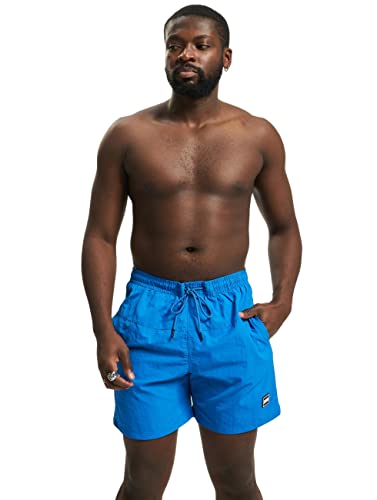 Urban Classics Block Swim Shorts, Pantaloncini Da Bagno, Uomo, Cobalt Blue, L