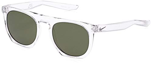 Nike Flatspot Ev0923 52 Occhiali, 903 Clear W Green Lens, Unisex-Adulto