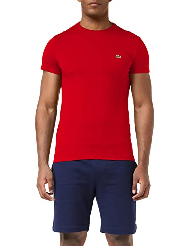 Lacoste Th6709, T-Shirt Uomo, Red, S