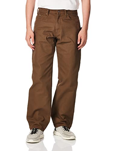 Dickies - Du336 Sablé Jean Carpenter Duck X Rincé, Rincé Legno Brown, 32W X 30L