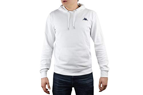Kappa Sweatshirt, White, M Men'S