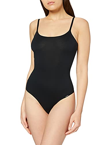 Skiny Damen Stringbody Cotton Bodies Body, Black, 36 Donna