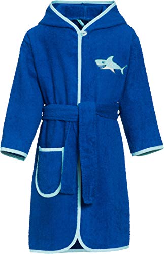 Playshoes Accappatoio In Spugna Per Bambini, Vestaglia Unisex - Bambini E Ragazzi, Hai, 86/92