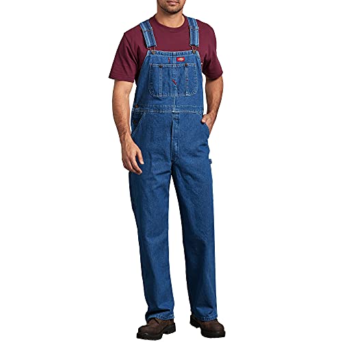 Dickies 8396Snb, Salopette In Jeans Da Uomo Stone Washed Indigo Blue W30 / L32