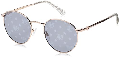 Chiara Ferragni Cf 1002/S Occhiali, Cristallo Oro, 54 Donna