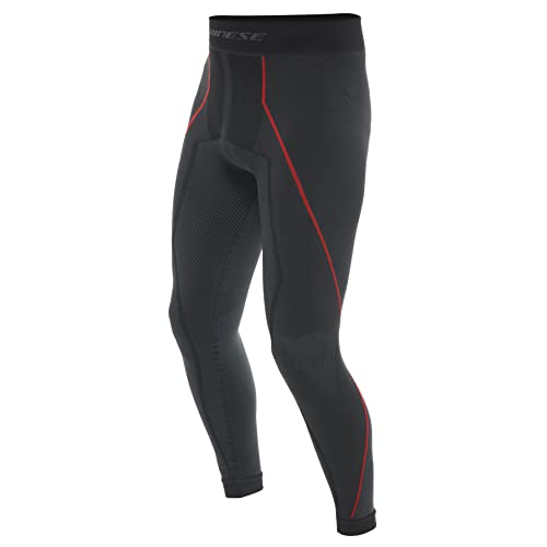 Dainese Thermo Pants Calzamaglia Termica, Nero/Rosso, Xs/S Uomo