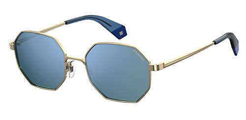 Polaroid Pld 6067/S Occhiali Da Sole, Oro Blu, 53 Unisex-Adulto