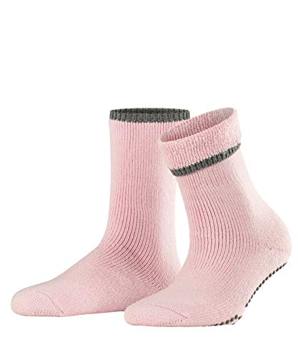 Falke Cuddle Pads W Hp Cotone Lana Con Suola In Gomma 1 Paio, Calze Da Casa Donna, Rosa (Sakura 8909), 39-42
