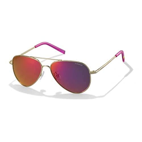 Polaroid Pld 8015/N, Occhiali Da Sole Unisex - Bambini, Multicolore (Gold N Ai J5G), 52
