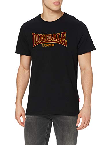 Lonsdale Slim Fit T-Shirt Classic Nero Xxl (Uk Xl)