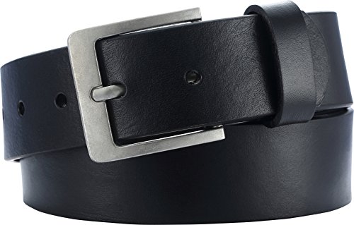 Playshoes Cintura Di Pelle, Cintura Per Bambini Unisex - Bambini E Ragazzi, Nero Classico Larghezza 30 Mm, 65Cm