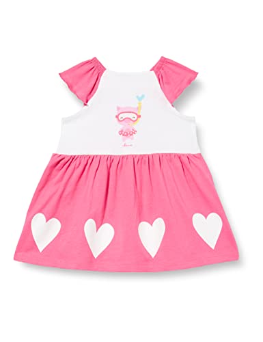 Chicco, Vestito Con Maniche Corte, Bimba 0-24, 12 Mesi, Fucsia (279)