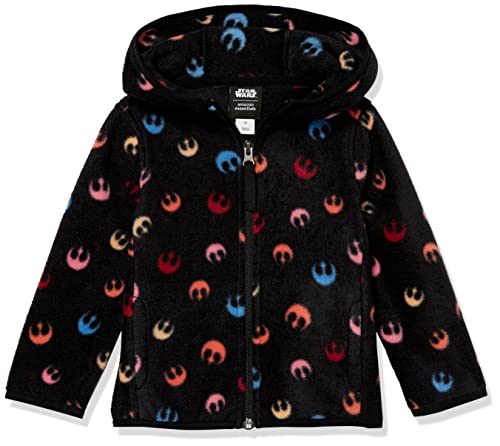 Amazon Essentials Disney | Marvel | Star Wars | Princess Giacche Con Cappuccio E Cerniera Intera In Pile Bambine E Ragazze, Star Wars - Alleanza Ribel