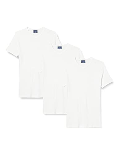Navigare 112 (Pacco Da 3), Maglietta Intima Uomo, Bianco (White), M Confezione Da 3