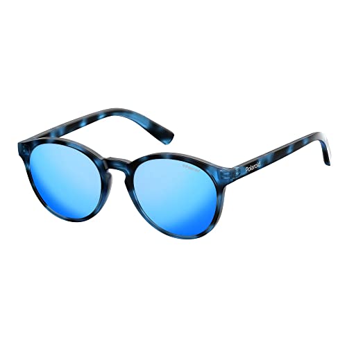 Polaroid Pld 8024/S Occhiali Da Sole, Jbw/5X Blue Havana, 47 Unisex-Bambini