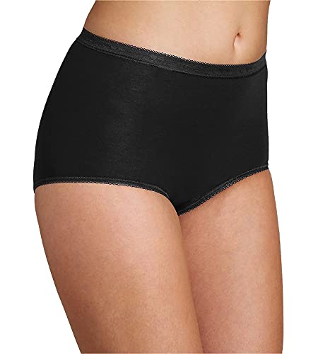 Sloggi Basic+ Maxi 4P Slip, Nero (Black), 1 (Pacco Da 4) Donna