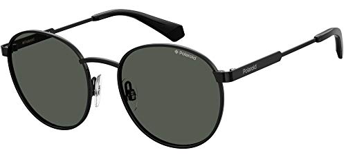 Polaroid Pld 8039/S, Occhiali Da Sole Unisex Bambini E Ragazzi, Nero, 49