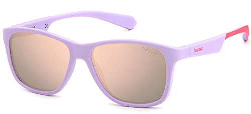 Polaroid Kids Pld 8052/S Occhiali, Viola E Rosa, 47 Unisex-Bambini E Ragazzi