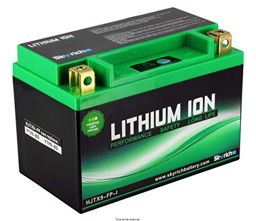 Skyrich - Batteria Moto Litio Ytx9-Bs 12V 3Ah Hjtx9