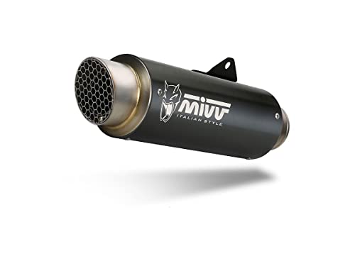 Impianto Di Scarico Completo Mivv Gp Pro Black Compatibile Con Yamaha Mt 07 / Fz 07 2020 > 2021