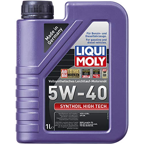 Liqui Moly 1855 Olio Motore Synthoil High Tech 5W40 Booklet 1 L