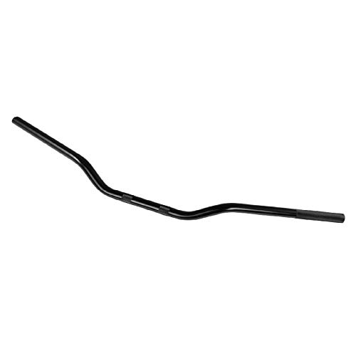 Manubrio Alluminio Moto Naked Scooter Custom Piega Bassa Diametro 22 Mm Nero