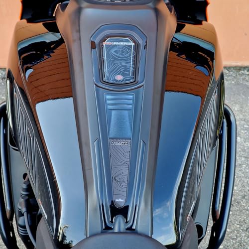 Resin Bike Adesivi Moto Compatibile Con Harley Davidson Pan America 1250 2020-2023. Protezioni Paraserbatoio Da Urti E Graffi. Adesivi Resinati Con Ef