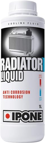 Ipone - Liquido Di Raffreddamento Per Moto - Liquido Per Radiatore - Tanica Da 1 Litro - Protezione Antigelo Fino A -38°C - Tecnologia Anti-Corrosione