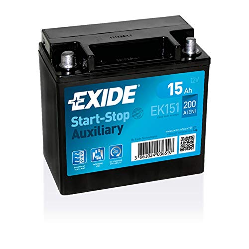Batería 12V/15Ah - 200 Cca - Baterías Auxiliares Ek151