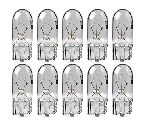 10 Piece W5W Parking Light Lamp 12V 5 Watt Version 2.1X9.5D) 501...