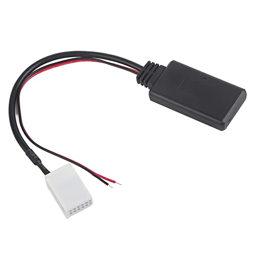 Kimiss Cavo Aux Bluetooth Per Auto Cavo Aux Bluetooth Per Auto, Adattatore Per Cavo Aux-In Modulo Bluetooth Per Auto A 12 Pin Adatto Per E61 E62 E60