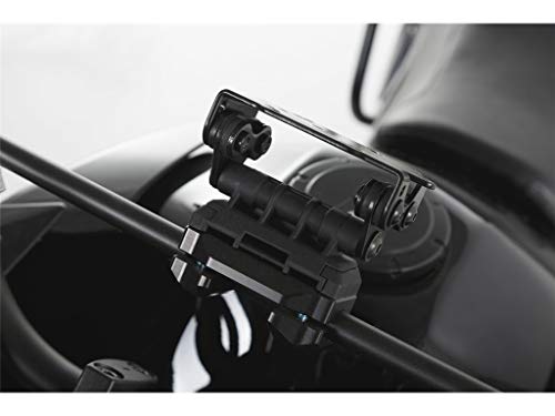 Gps Mount For Crossbar Ř 10/12 Mm Sw-Motech Black.