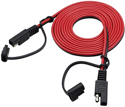 Aaotokk Sae Prolunga Cavo Sae A Sae 16 Awg,Cavo Prolunga Rapido Collegamento/Scollegamento,Per Moto,Auto,Camper,Pannelli Solari,Nessun Interruttore(2,