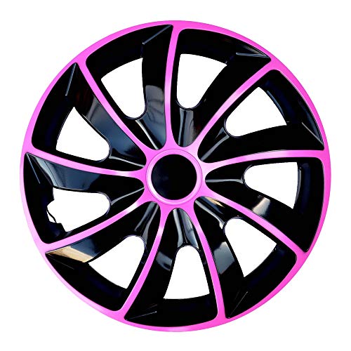 4× Nrm Radkappen Quad 15″ Pink